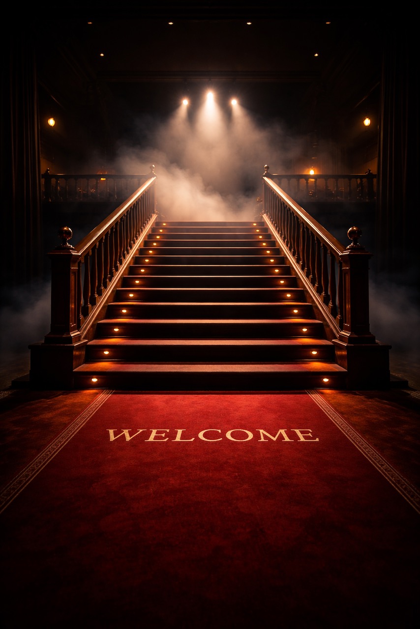 Welcome staircase